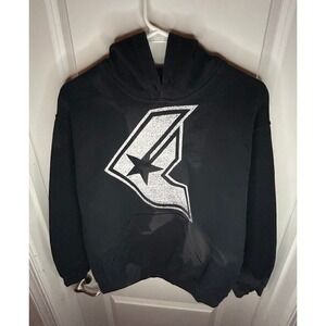 Vintage Y2k Famous Stars And‎ Straps Big Logo Graphic Faded Hoodie Sz Mens Small